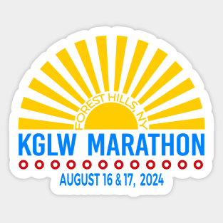 King Gizzard and the Lizard Wizard - KGLW Marathon - Forest Hills NYC August 16 and 17, 2024 Sticker